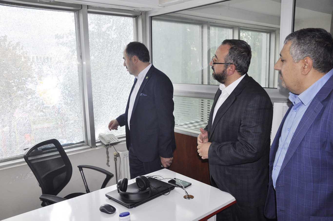 HÜDA PAR’dan Doğruhaber’e geçmiş olsun ziyareti